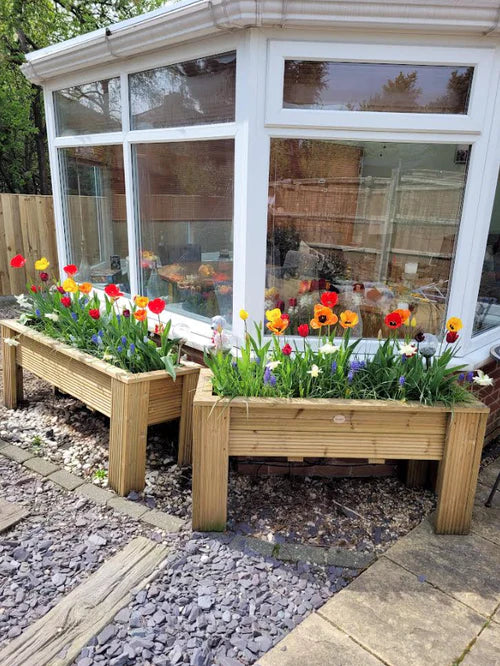 Raised Bed Garden Planter, Herb Planter, Vegetable Planter, Flower Planter,