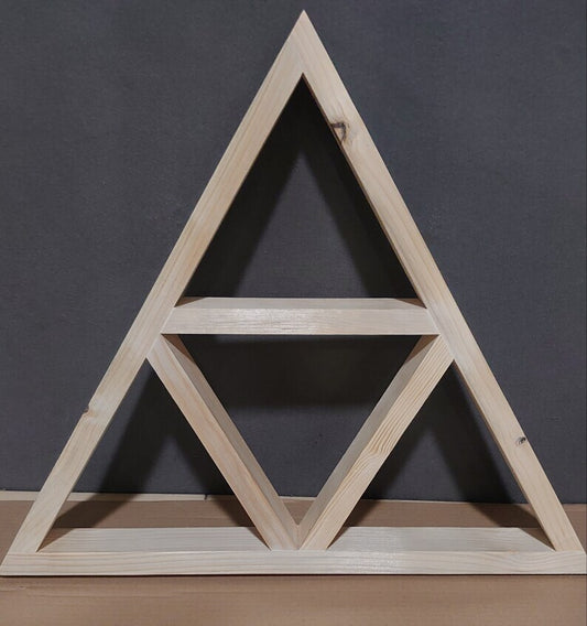 Triangle display, wall altar, display shelf, altar, Large triangle altar, triangle altar, crystal display shelf, triangle shelf