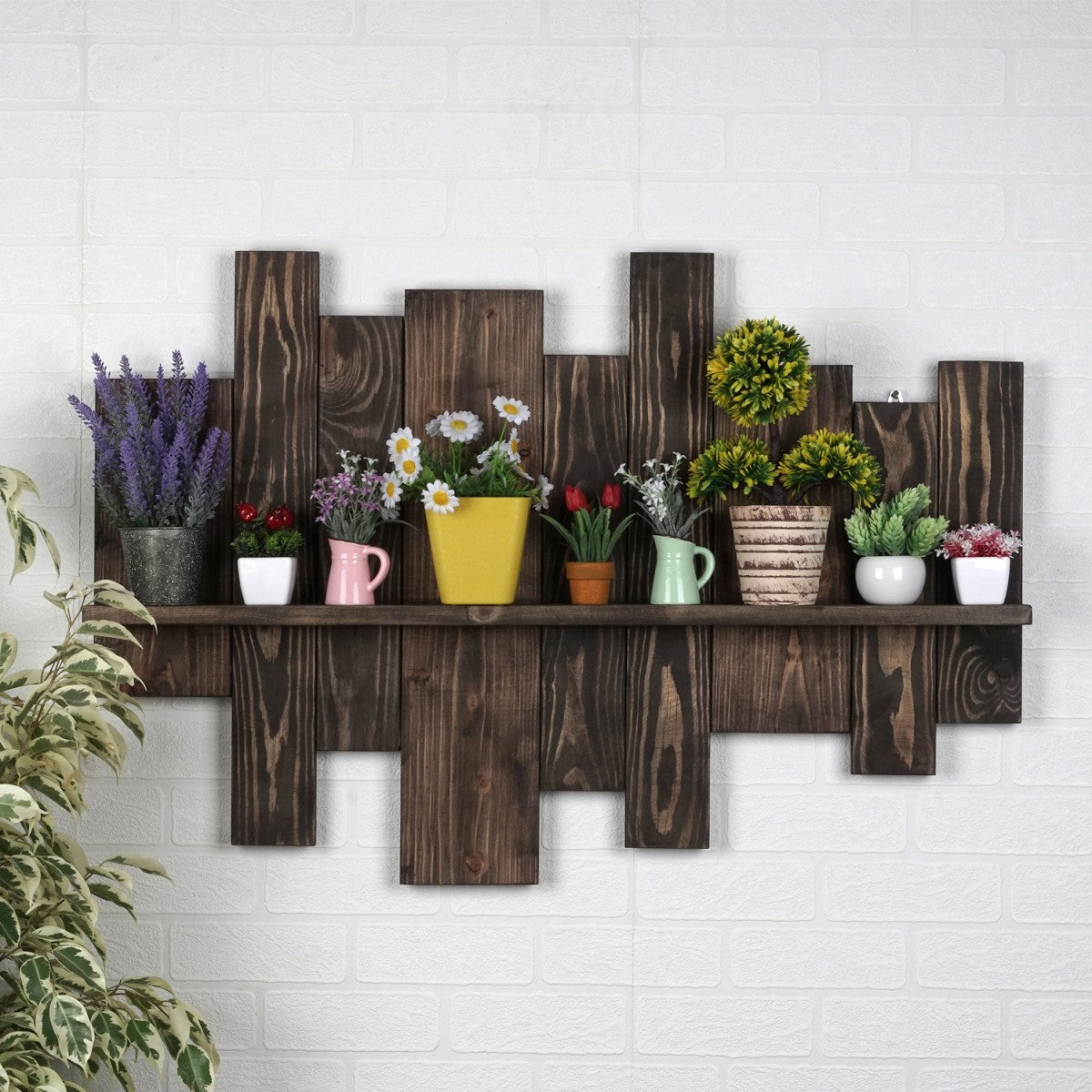 Rustic Wall Mounted Shelf Reclaimed wood