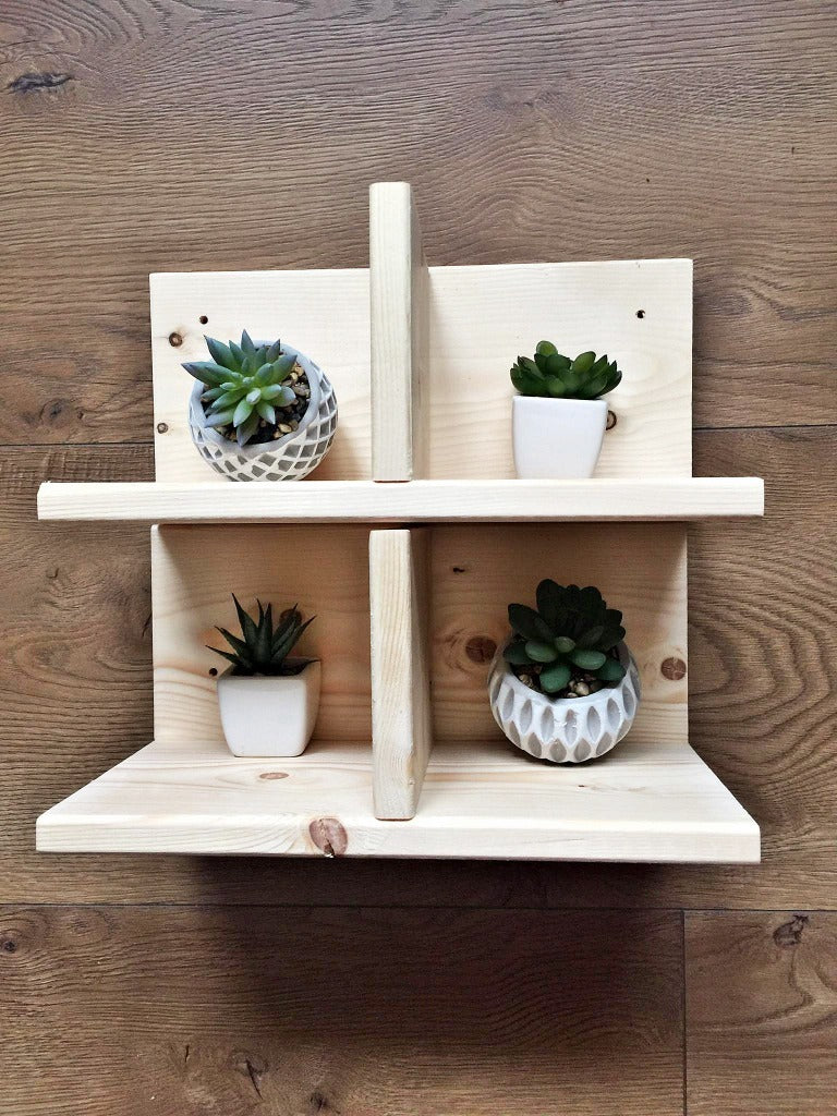 Wooden Shelves set of 2