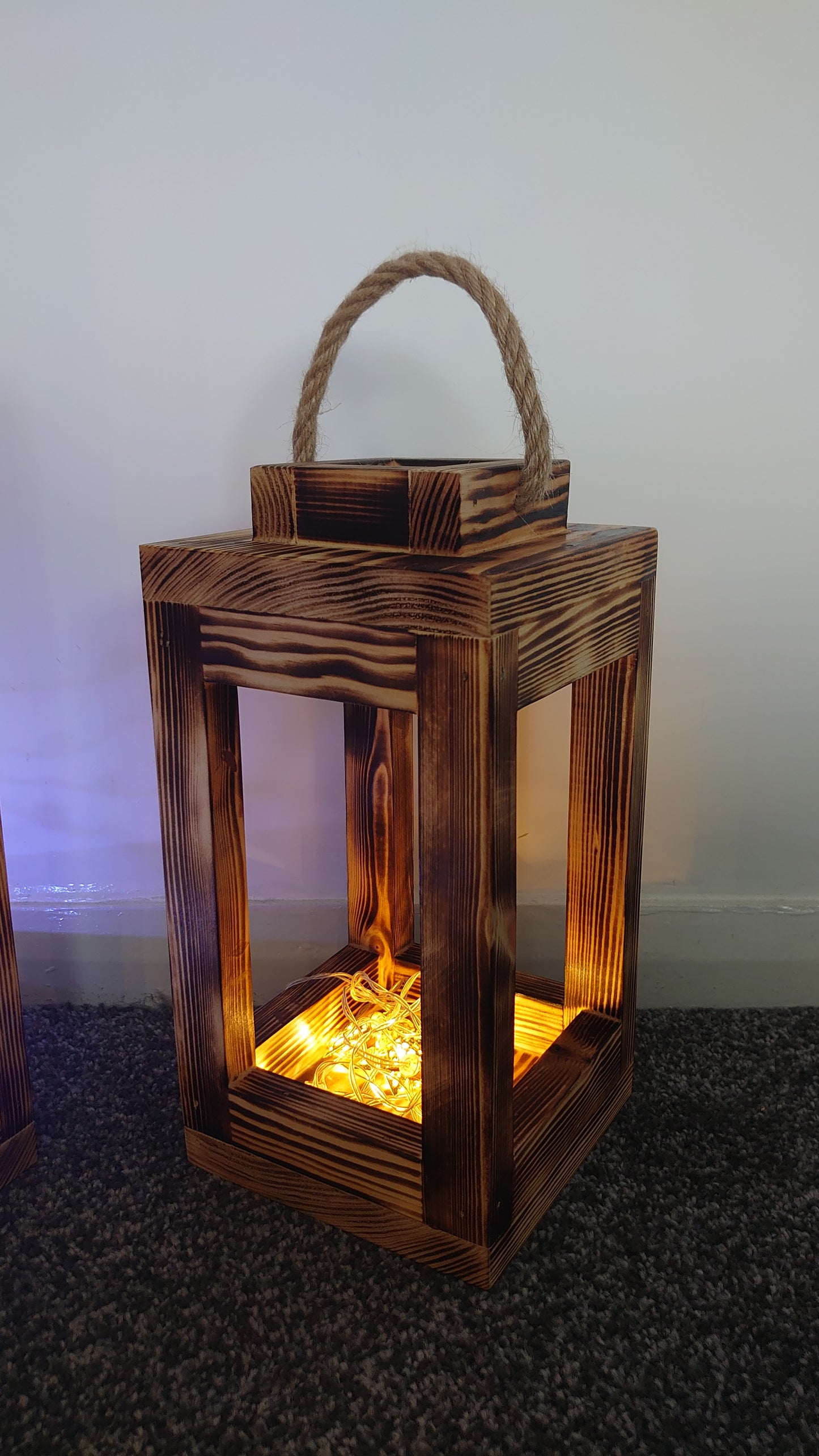 Rustic Wood Lanterns | Wood Burning | Home Decor | Floor Decorations | Reception | Wedding Centerpiece | Wedding