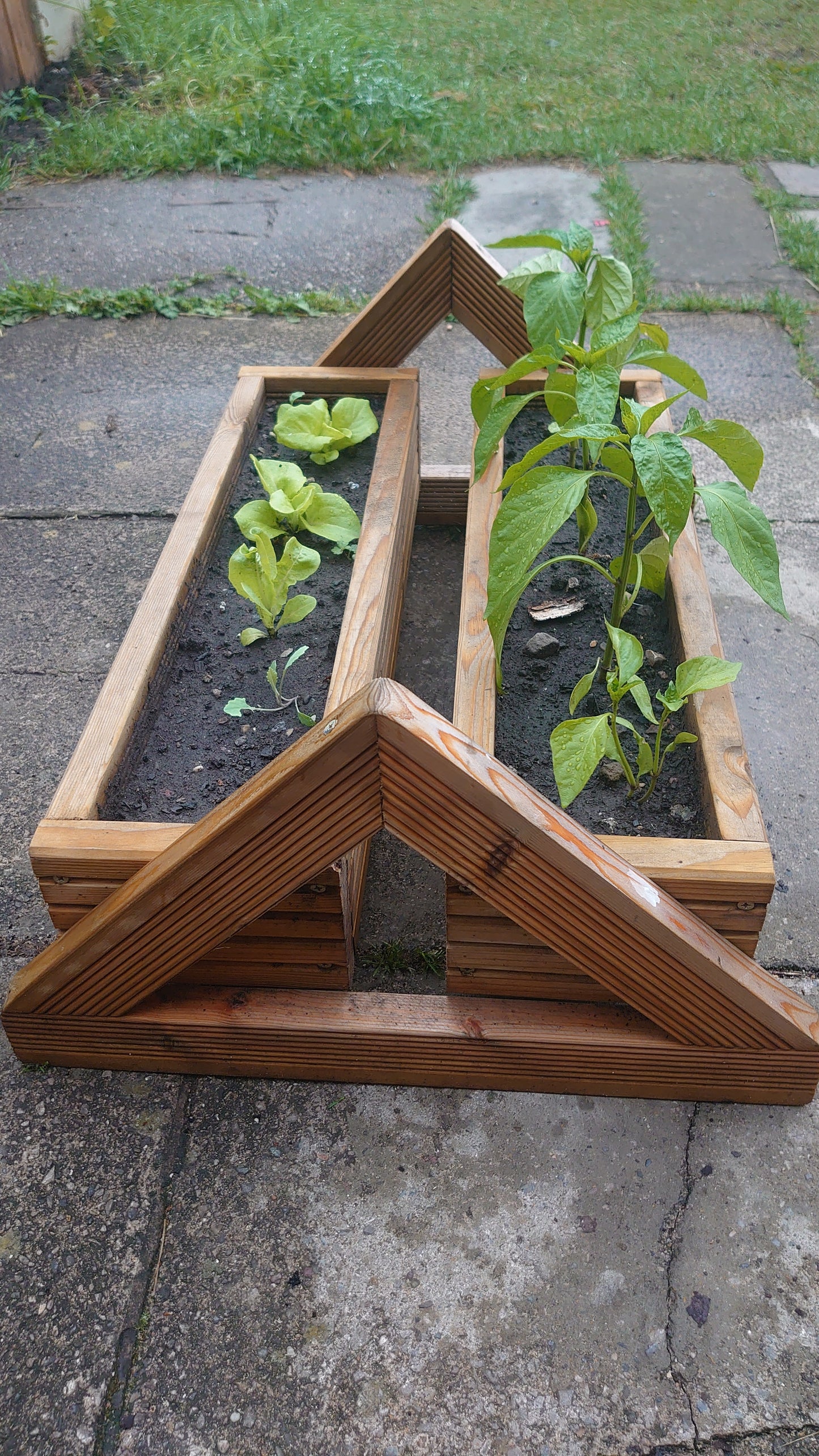 TWINS Decking Planter Trough