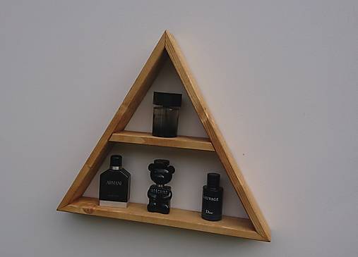 Rustic Triangle shelf, floating triangle shelf , triangle wall shelf, brown shelf, wood triangle, display shelf, modular shelf