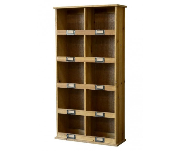 Wooden Wall Shelf with Sorting compartments