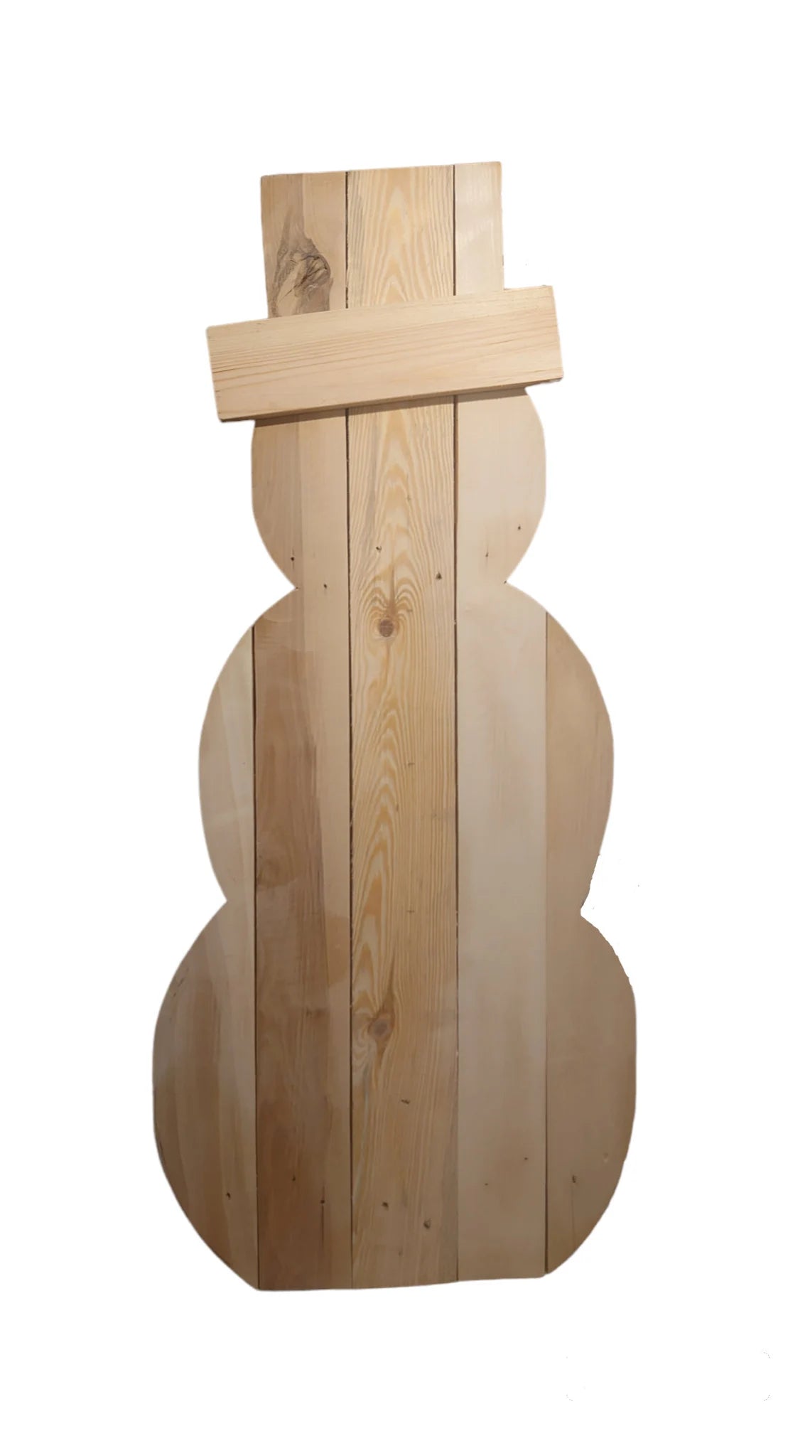 Wooden Snowman Outdoor Ornament