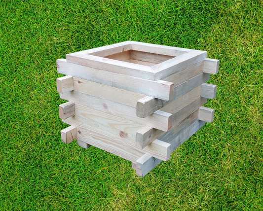 Handmade Square wooden garden planter