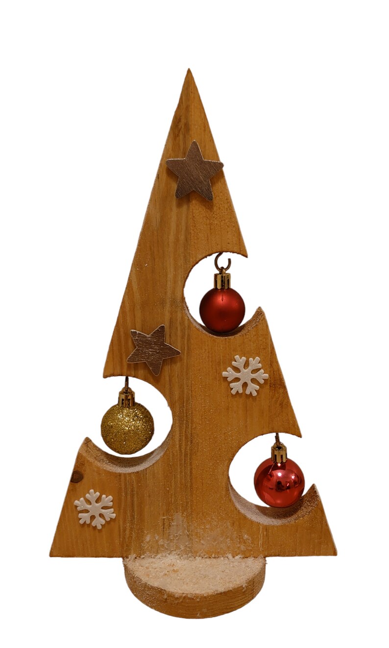 Christmas Tree with decorations, Christmas Table centre piece, Freestanding decoration ornament