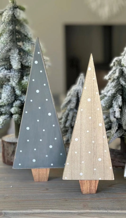 Wooden Christmas Tree Decoration