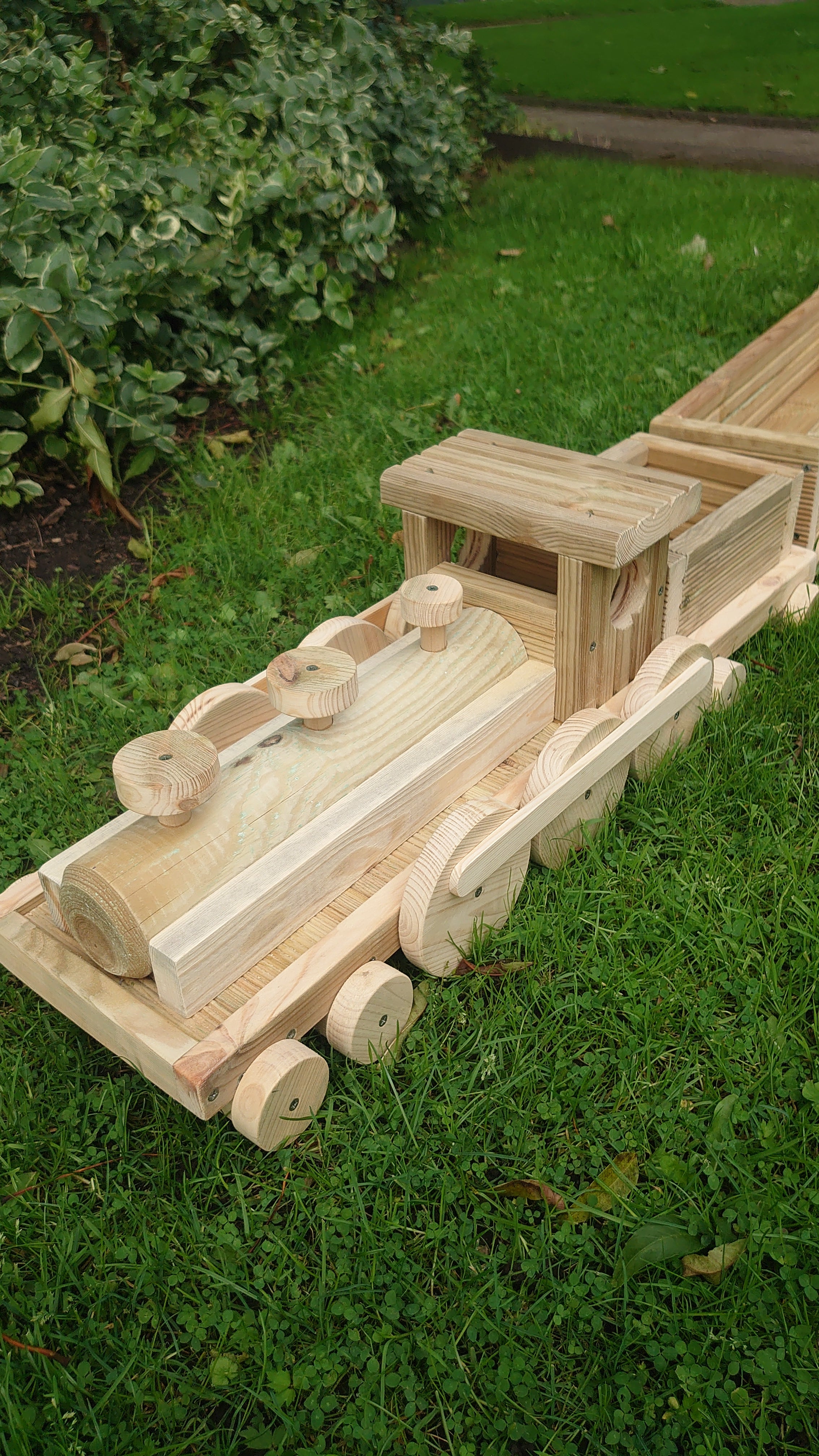 Diy wooden cheap train set