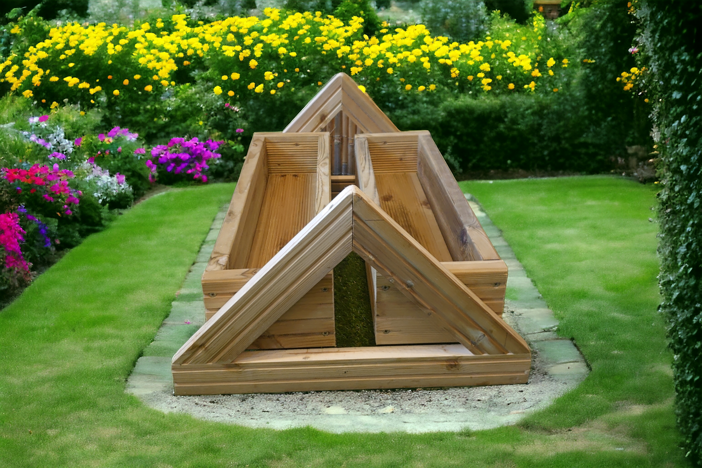 TWINS Decking Planter Trough