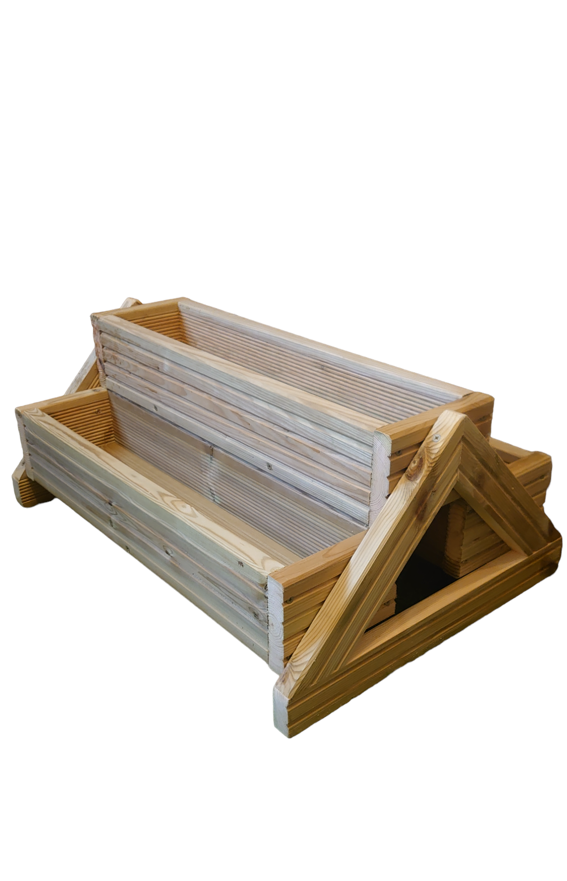 TRIPLETS Decking planter Trough