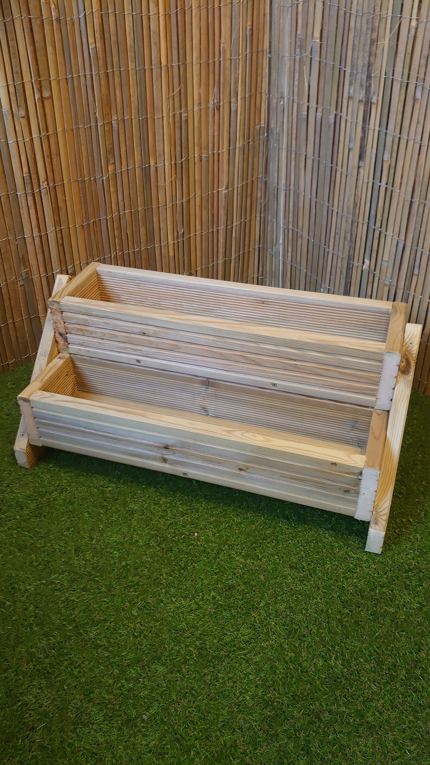 TRIPLETS Decking planter Trough