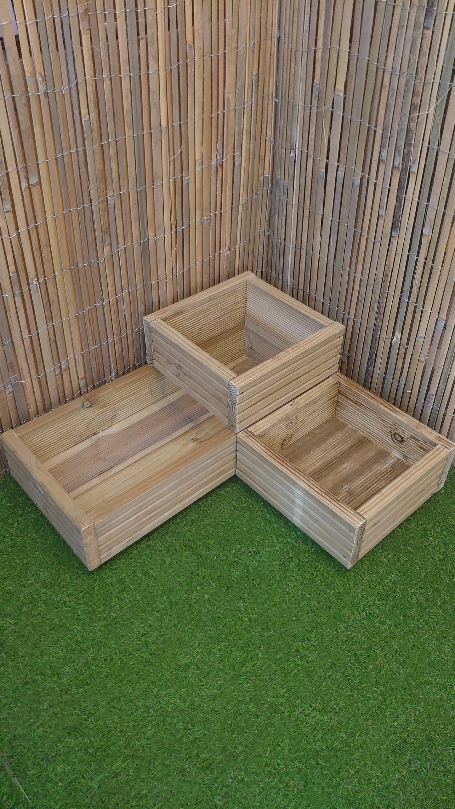 2 tiered L Shape Corner Planter/Herb/Flower/Shrubs